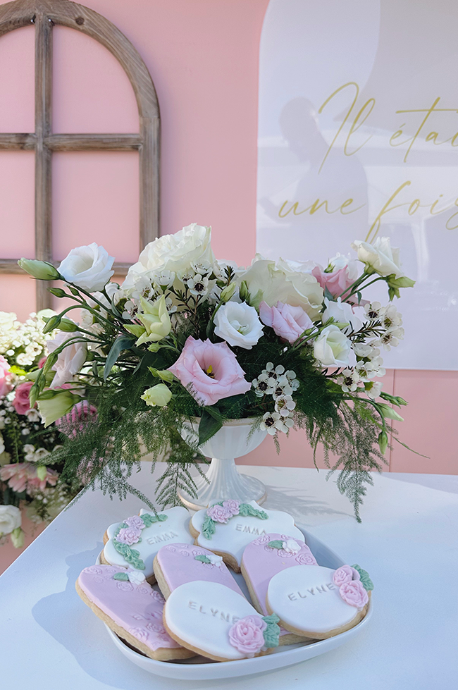 Décoration fête de naissance fille