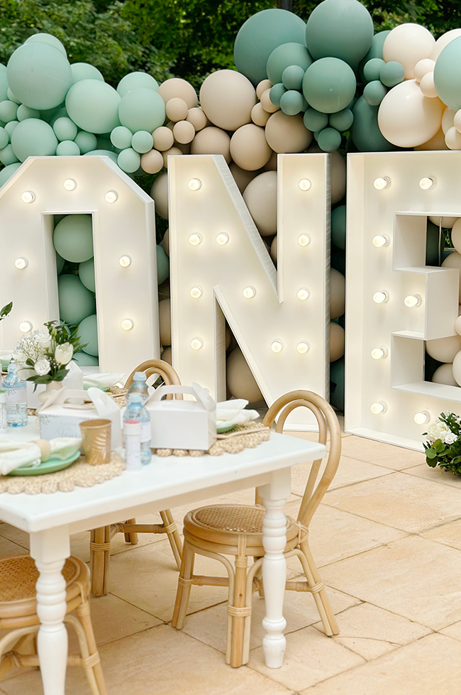 Décoration baptême garçon